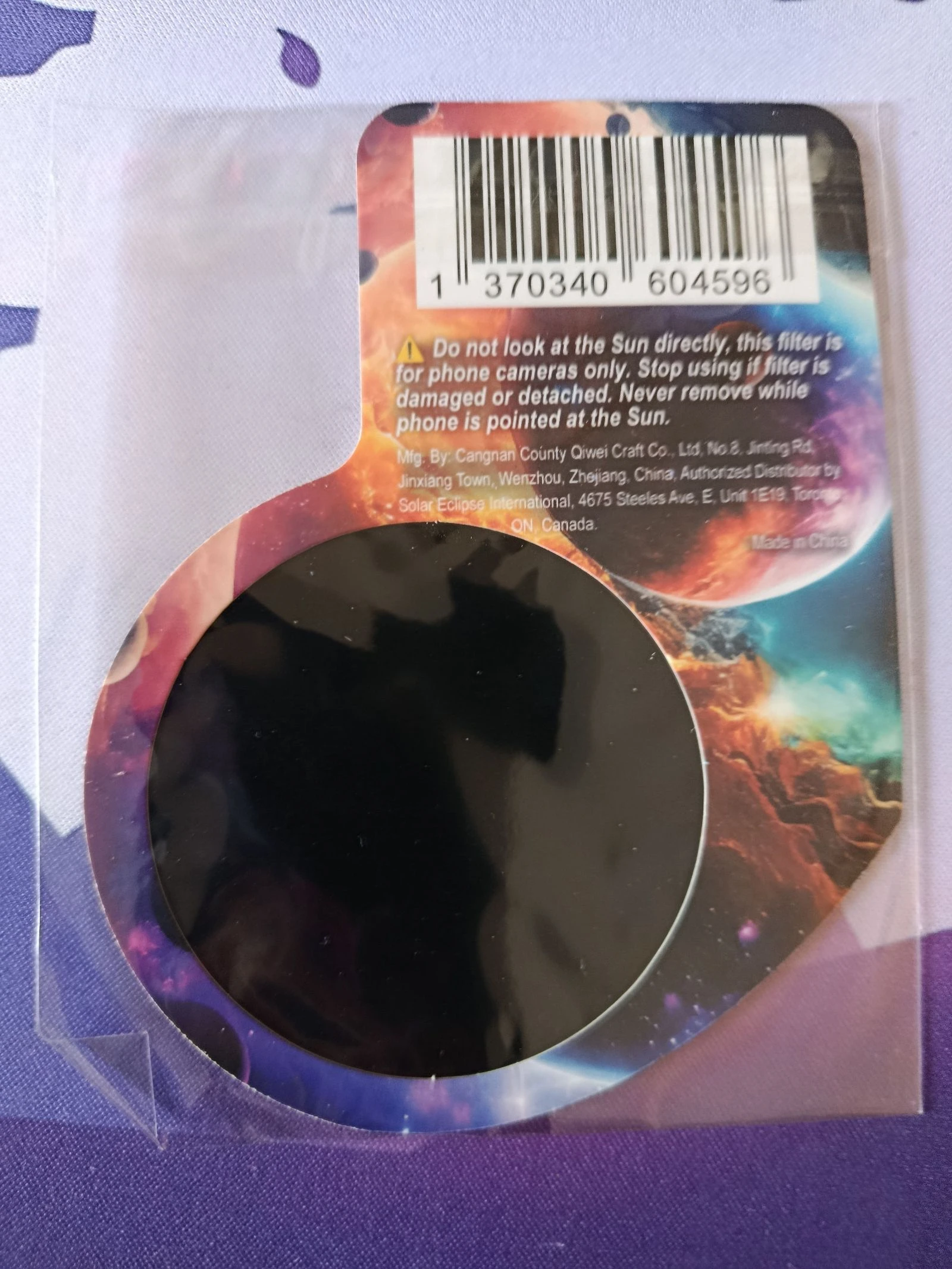 L'ÉCLIPSE ARRIVE VITE 🌒 , ☺️ NEUF , filtre photo pour éclipse ! – photo 2